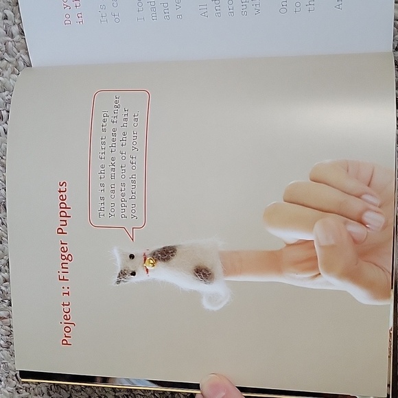 2012 Crafting with Cat Hair Paperback Book by Kaori Tsutaya Mint Condition - Picture 3 of 6